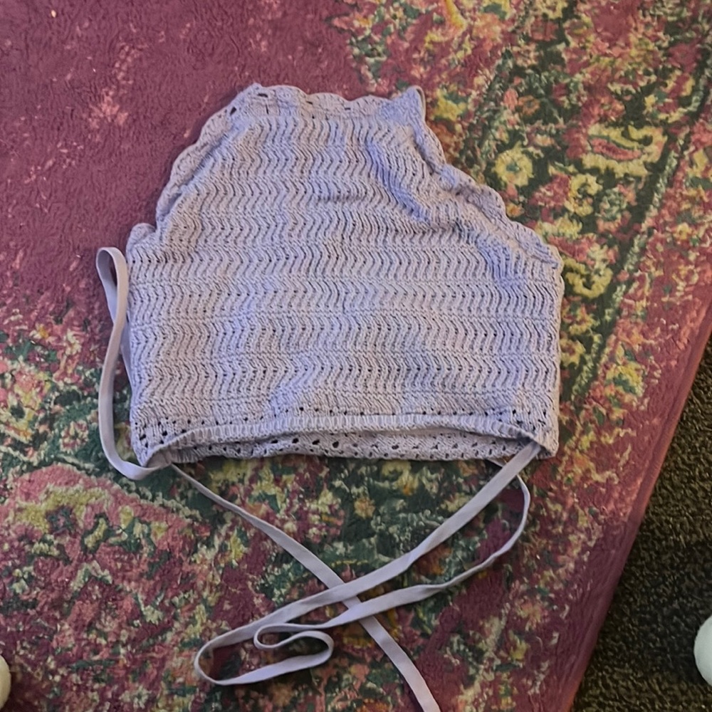 Hollister Crochet Crop Top